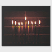 （ユダヤ教）メノラー光のフェスティバル ラッピングペーパー (フラット)