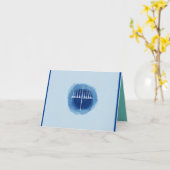 （ユダヤ教）メノラー媒体 カード (黄色い花)