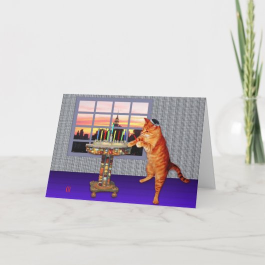 (ユダヤ教)メノラー シーズンカード (正面)