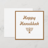 （ユダヤ教）メノラー シーズンカード (正面/裏面)