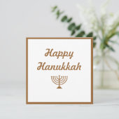 （ユダヤ教）メノラー シーズンカード (スタンド正面)