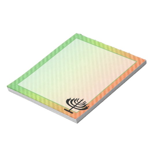 (ユダヤ教)メノラー ノートパッド (回転)