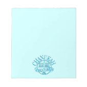 (ユダヤ教)メノラー ノートパッド (正面)