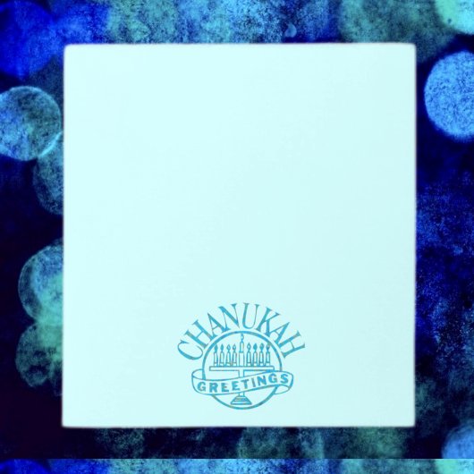 (ユダヤ教)メノラー ノートパッド