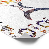 （ユダヤ教）メノラー ポスター (角)