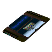 （ユダヤ教）メノラー マグネット (左側)