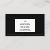 (ユダヤ教)メノラー 名刺 (裏面)