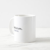 ユダヤ教…私はこれが好き コーヒーマグカップ (正面左)