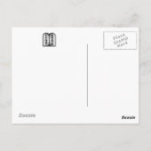 ユダヤ教 – 通過はがき ポストカード (裏面)