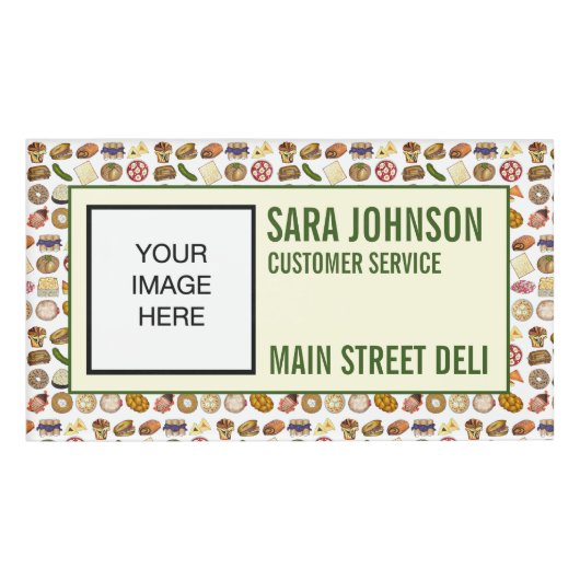 ユダヤ料理料理フーズDeliレストランカフェ 名札 (正面)