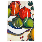 ユダヤ新年 | Rosh Hashanahファインアート ミディアムペーパーバッグ (正面)