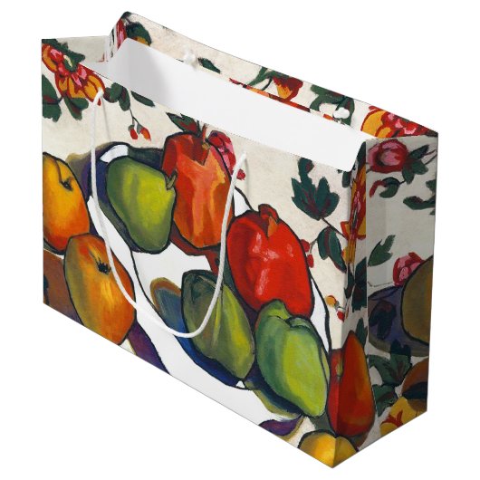 ユダヤ新年 | Rosh Hashanahファインアート ラージペーパーバッグ (正面アングル)