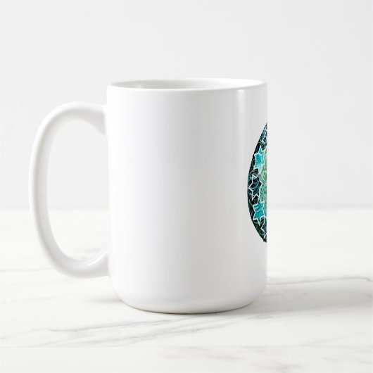 ユダヤ星メダリオンマグ コーヒーマグカップ (左)