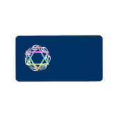 ユダヤ星色 ラベル (正面)