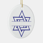 ユダヤ星 セラミックオーナメント (右)