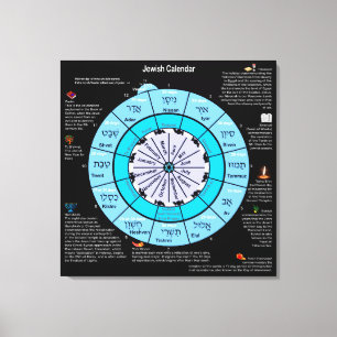ユダヤ暦 キャンバスプリント