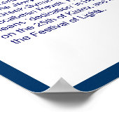 ユダヤ暦 ポスター (角)