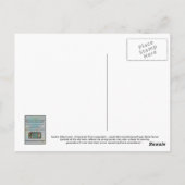 ユダヤ朝賛美祈りの言葉ろうけつ染めハムサ ポストカード (裏面)