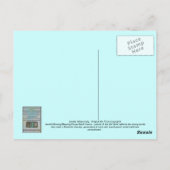 ユダヤ朝賛美祈りの言葉ろうけつ染めハムサ ポストカード (裏面)