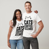 ユダヤ猫のTシャツ、キャッツコーヒークレズマー Tシャツ (ユニセックス)
