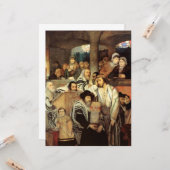 ユダヤ祈人はヨムキププルのシナゴーグに住んでいる カード (正面/裏面インサイチュ)