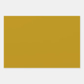 ユダヤ系(ユダヤ教)メノラー格子金ゴールド ラッピングペーパーシート (正面3)