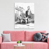 ユダヤ結婚した人の女性とその子ども キャンバスプリント (インサイチュ (リビング))