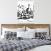 ユダヤ結婚した人の女性とその子ども キャンバスプリント (インサイチュ (寝室))