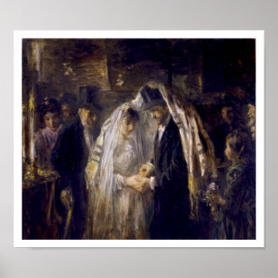 ユダヤ結婚人の – ヴィンテージアートby J.イスラエル ポスター