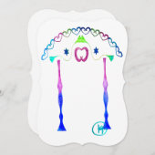 ユダヤ結婚人天蓋カード (正面/裏面)