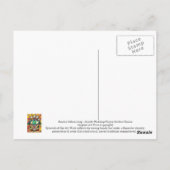 ユダヤ結婚人祈りの言葉ゴールデンハムザ葉書 ポストカード (裏面)