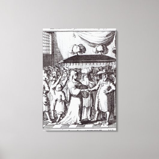 ユダヤ結婚人 キャンバスプリント (正面)