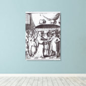 ユダヤ結婚人 キャンバスプリント (インサイチュ (ウッドフロア))