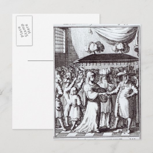 ユダヤ結婚人 ポストカード (正面/裏面)