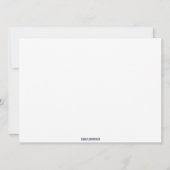 ユダヤ結婚式招待状クラシックローレル 招待状 (裏面)