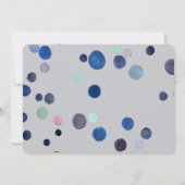 ユダヤ結婚式招待状 – ロマンチックな森 案内状 (裏面)