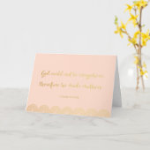 ユダヤ諺引用文カスタムカラーマザーズ日カード カード (黄色い花)