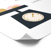 ユダヤ賛美人の食事の後ヘブライ語アル・ハミチャ ポスター (角)