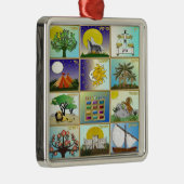 ユダヤ12部族のイスラエルのアートパネル メタルオーナメント (右)