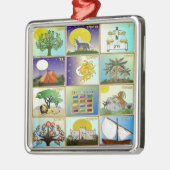 ユダヤ12部族のイスラエルのアートパネル メタルオーナメント (左)