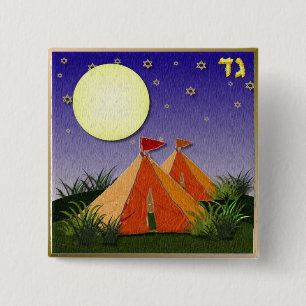 ユダヤ12部族のイスラエル・ガド 缶バッジ