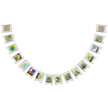 ユダヤ12部族イスラエル国旗のバンティング旗