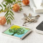 ユダヤ12部族イスラエル・アッシャー キーホルダー (側面)