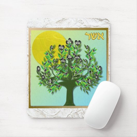 ユダヤ12部族イスラエル・アッシャー マウスパッド (マウス)