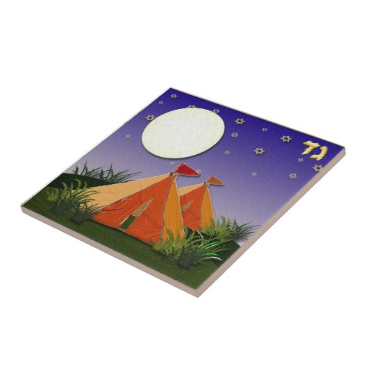 ユダヤ12部族イスラエル・ガド タイル (側面)