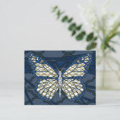 ユダヤ（昆虫）オオカバマダラ、モナークはがき ポストカード (スタンド正面)