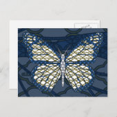ユダヤ（昆虫）オオカバマダラ、モナークはがき ポストカード (正面/裏面)