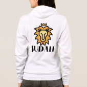 ユダ信仰に基づく女性のライオンFull-Zip パーカ (裏面)