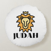 ユダ信仰のライオン ラウンドクッション (裏面)