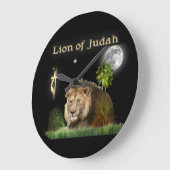 ユダ時計の獅子 ラージ壁時計 (傾斜)